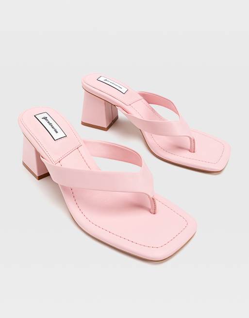 Pale store pink mules