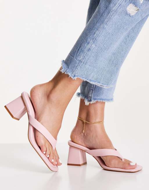 Pale 2025 pink mules