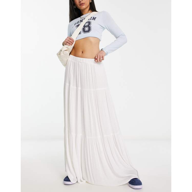 Maxi best sale skirt white