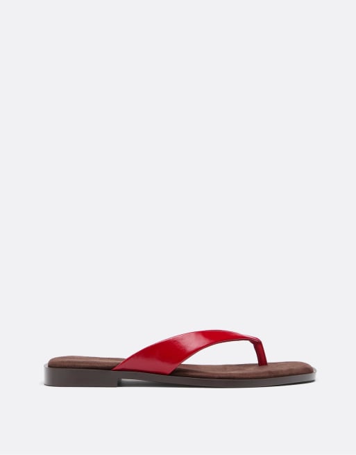 Stradivarius - Tongs plates - Multicolore