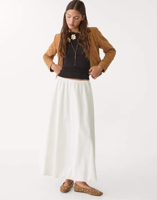 Stradivarius - Top à encolure asymétrique - Noir, 3 de 4