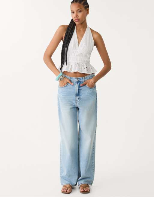 Haut Femme Brodé Et à Paillettes Blanc - Marque MULTIPLES, Taille T2, Neuf Jamais Porté