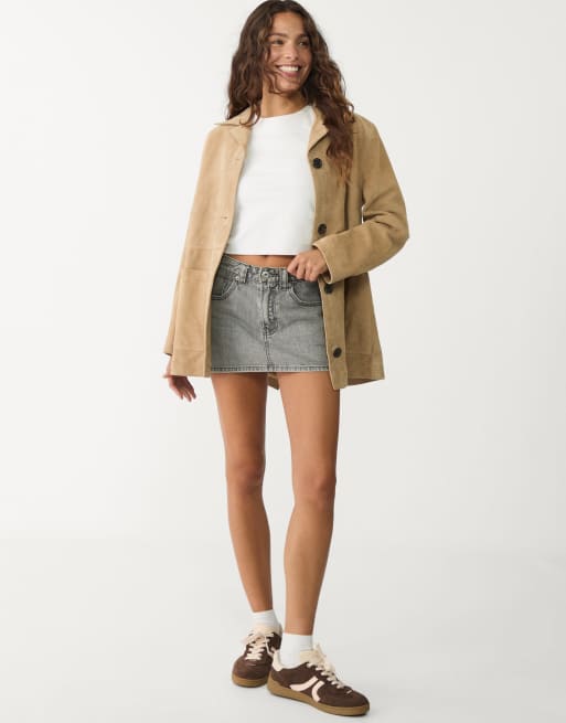 Stradivarius - Top en coton boutonné sans manches - Blanc, 2 de 4