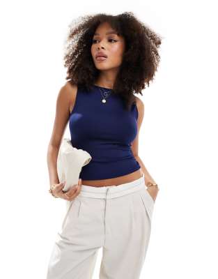 Lot De 2 Tops Manches 3/4 Stradivarius - Noir Et Bleu Marine, Col En V, Taille S, Occasion Très Bon état