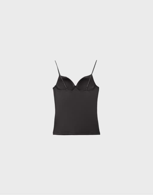 Stradivarius - Top style corset - Noir, 7 de 7
