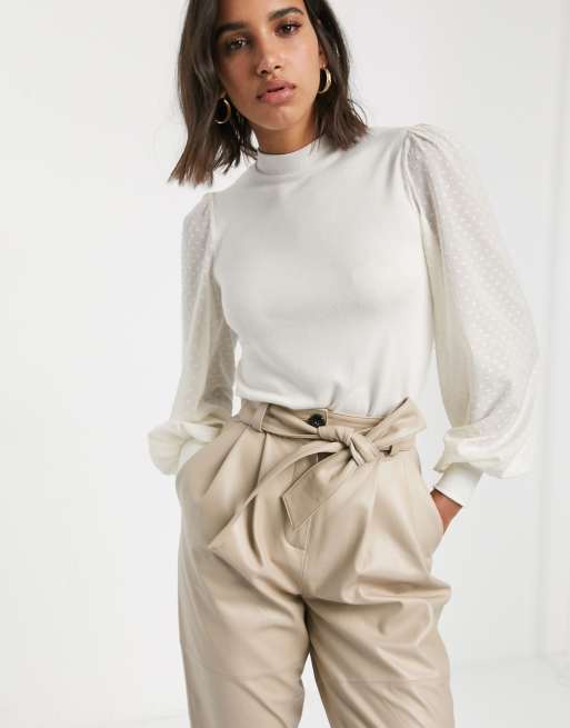 stradivarius white shirt