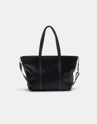 Stradivarius - Tragetasche in Schwarz