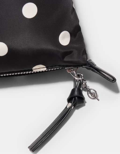 Stradivarius - Trousse de toilette à pois - Noir, 2 de 3
