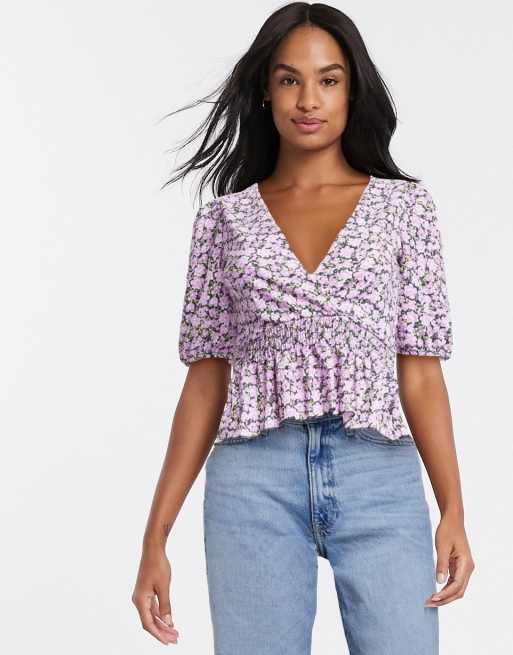 Nice store floral tops