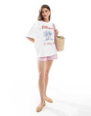 Stradivarius Vacation Placement T-shirt