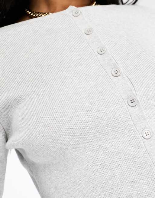 Stradivarius - Vest in grijs, 3 van 4