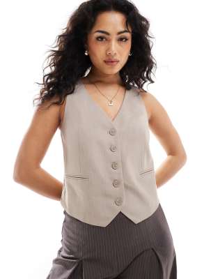 vest in taupe-Neutral