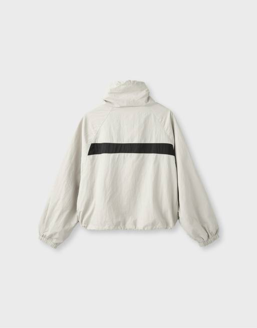 Stradivarius veste coupe-vent technique noire, 7 de 7