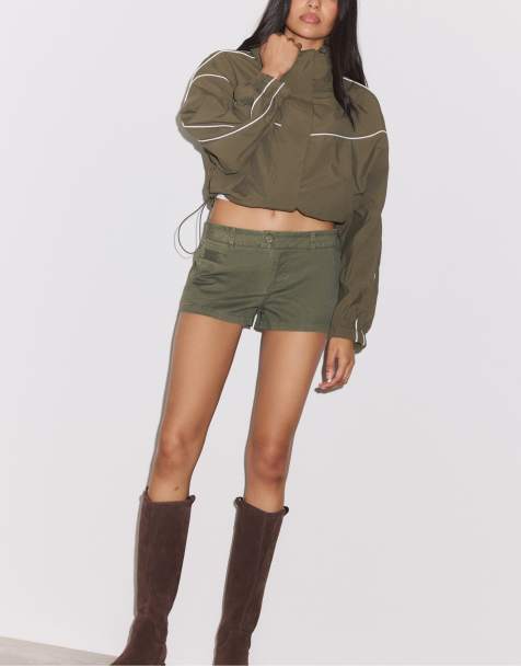 Stradivarius - Veste technique - Kaki - view 1