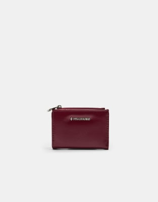 Stradivarius – Vinröd plånbok med dragkedja - view 1