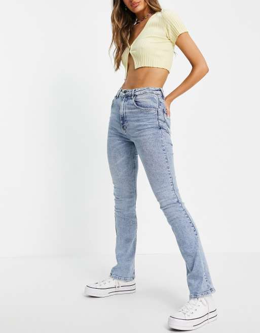 Stradivarius vintage fit straight jeans in blue ASOS