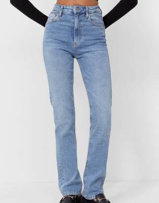 stradivarius straight fit vintage jeans