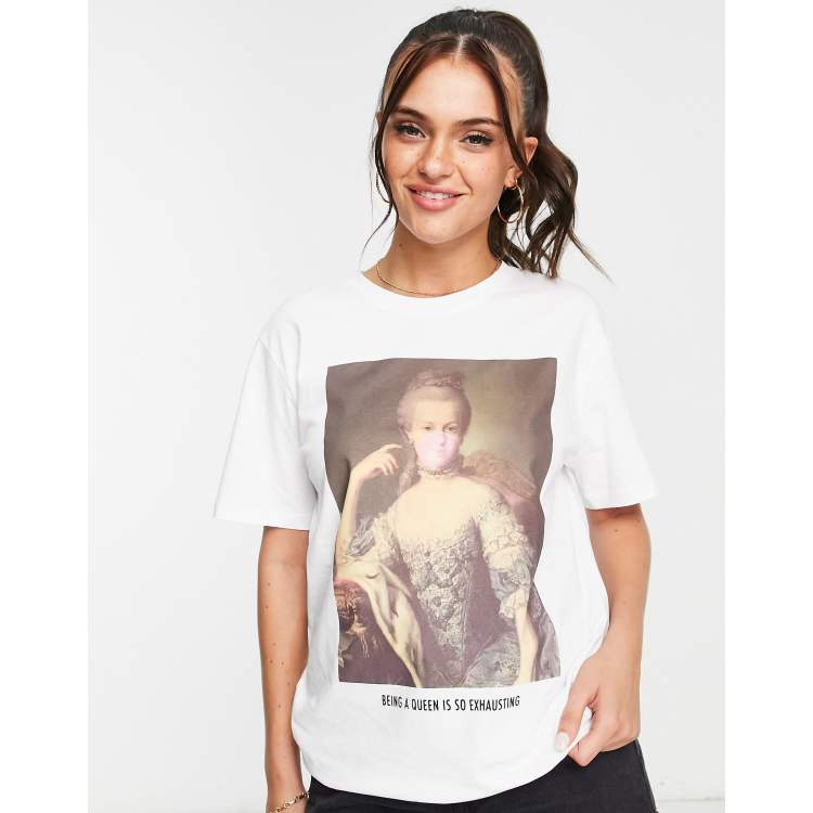 T shirt queen stradivarius clearance