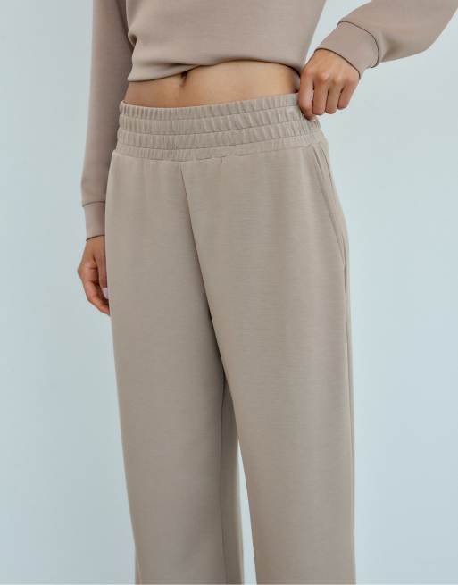 Stradivarius – Weiche Culottes in Beige, 3 von 4