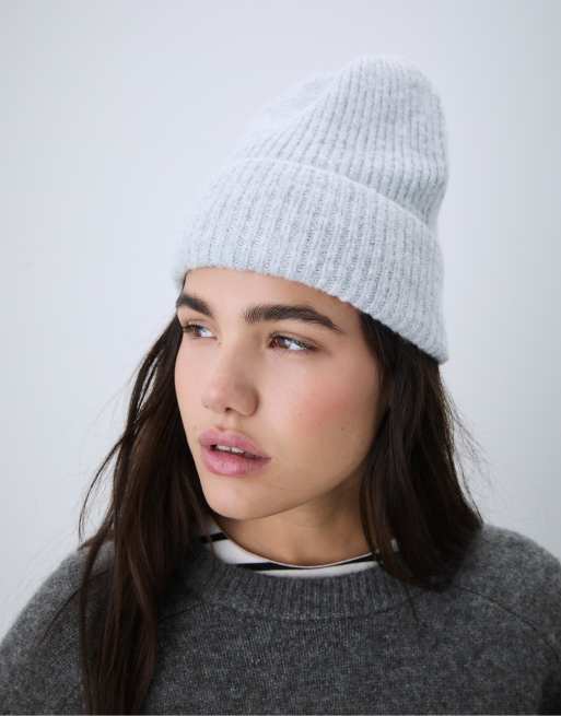 Stradivarius – Weicher Basic-Strickpullover in Dunkelgrau, 2 von 3