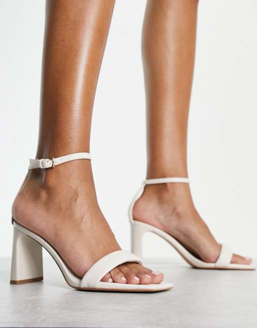 Wide fit strappy outlet heels