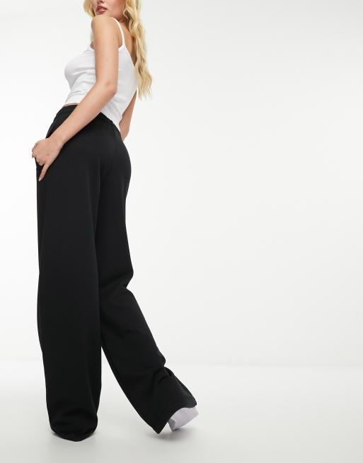 Wide Leg Jogger in Black