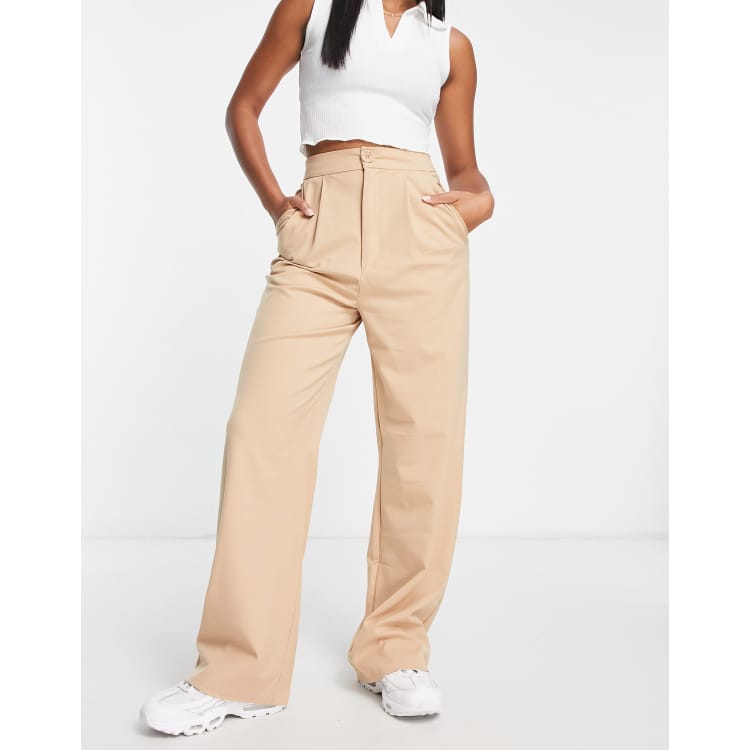 beige trousers