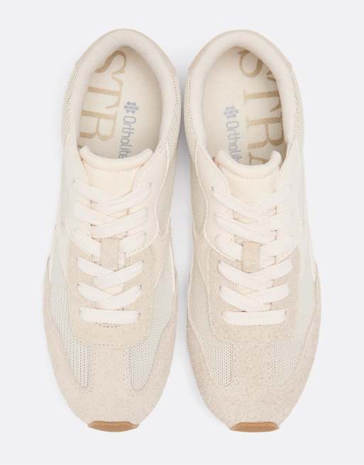 Stradivarius Soft Leather Trainers Stradivarius Trainers Dark