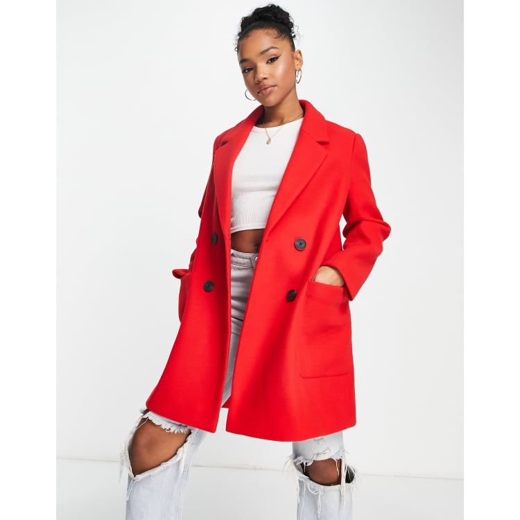 Oasis red coat sale