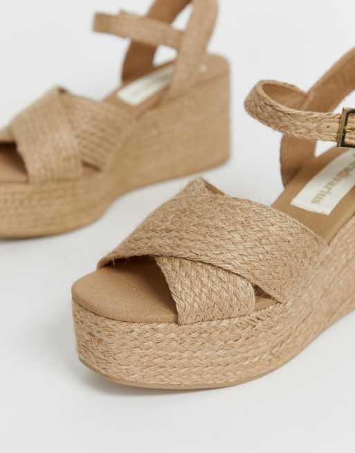 Raffia hot sale wedge sandals