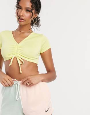 pastel yellow top