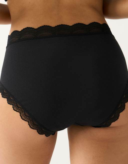 Stripe and Stare Discovery knicker pack in black, 2 of 7