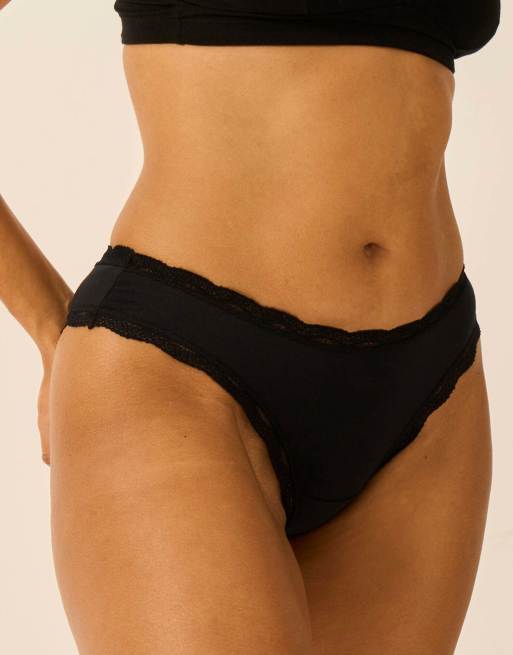 Stripe and Stare Discovery knicker pack in black, 3 of 7