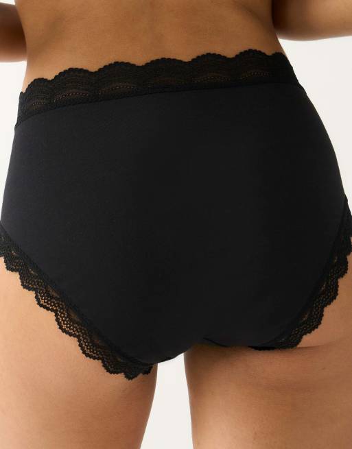 Stripe and Stare High rise knicker four pack in multi, 2 of 7