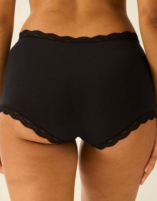 Stripe and Stare Hipster knicker four pack in multi, 2 of 4
