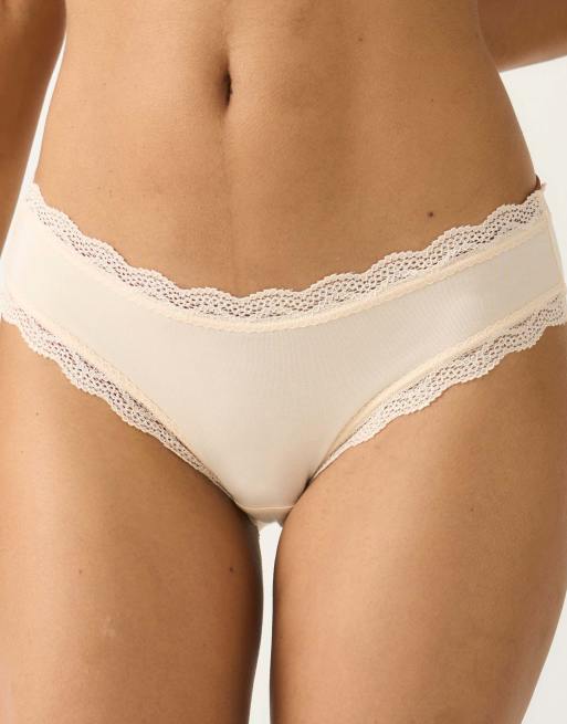 Stripe and Stare Original knicker four pack in beige, 3 of 7