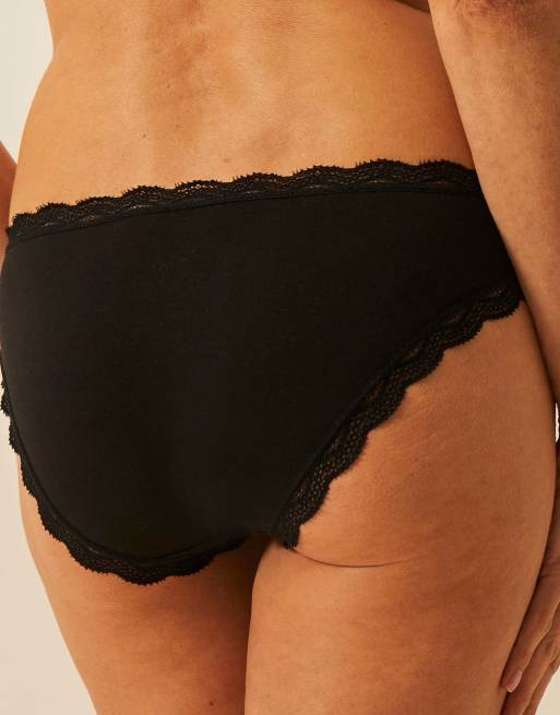 Stripe and Stare Original knicker four pack in black, 2 of 7