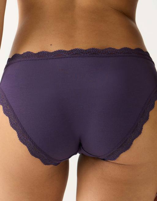 Stripe and Stare Original knicker four pack in navy, 5 of 7