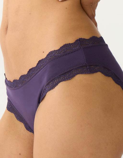 Stripe and Stare Original knicker four pack in navy, 7 of 7