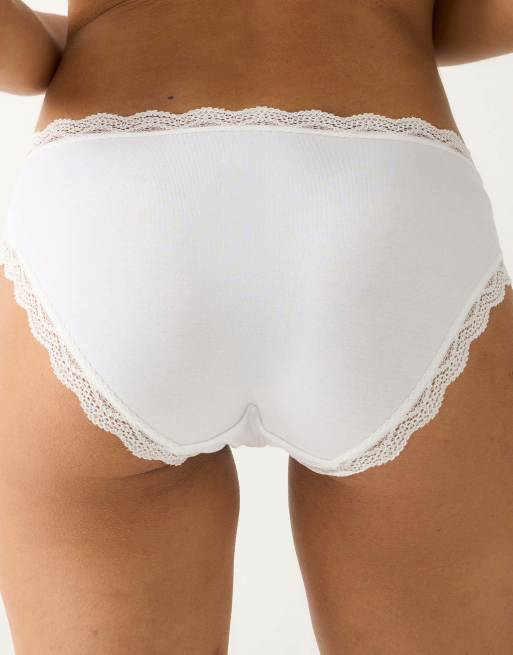 Stripe and Stare Original knicker four pack in white, 2 of 7