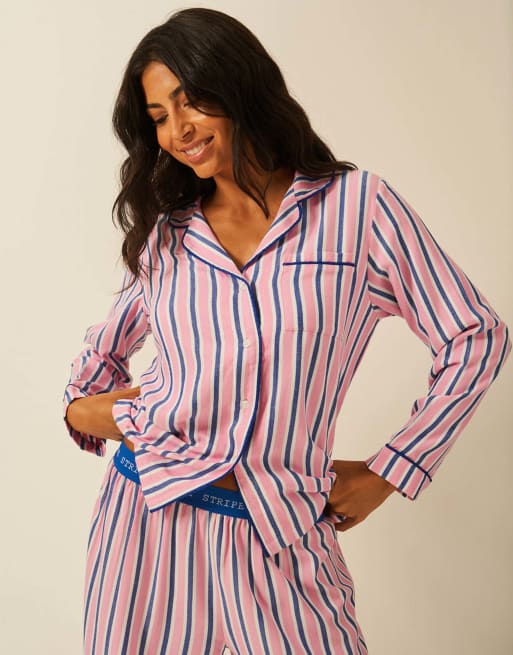 Stripe and Stare Pyjama bottoms in multi, 6 of 7