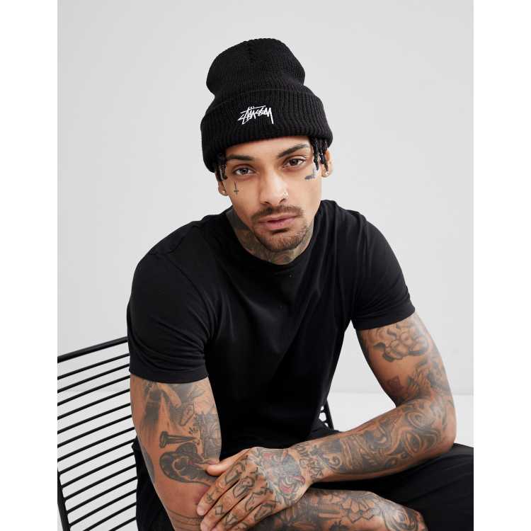 Stussy Beanie With Logo In Black | ASOS