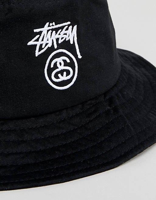 Stussy Bucket Hat With Link Logo