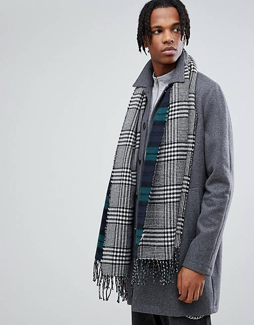Stussy Double Faced Check Scarf