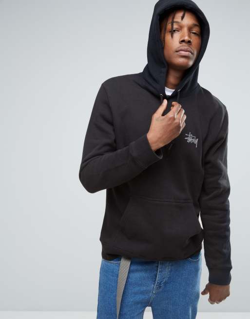 Stussy Basic Hoodie in Gray for Men