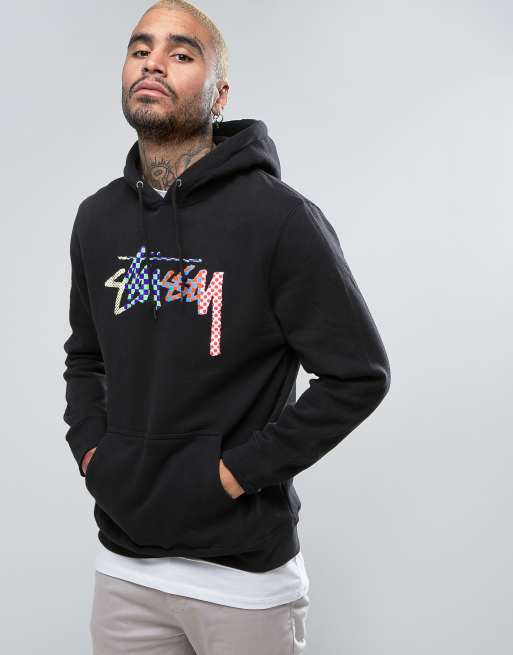 Stussy | Stussy Hoodie With Checker Logo