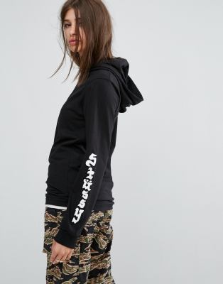 Stussy yin yang discount hoodie