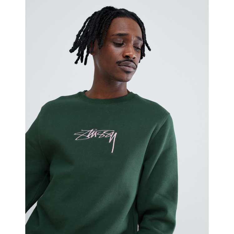 Stussy Sweatshirt With Applique Logo | ASOS