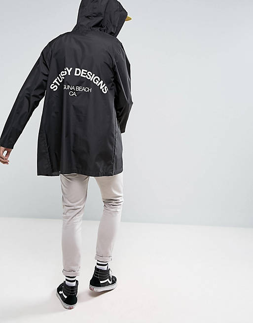 Stussy Trench Jacket With Back Print