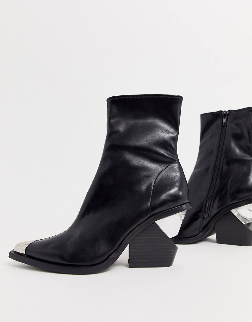 Støvler med medium høj hæl fra Jeffrey Campbell-Sort